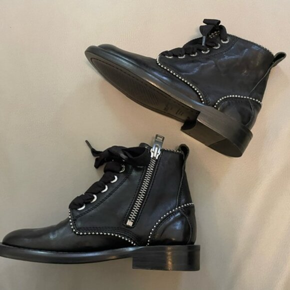 Zadig & Voltaire Studs Ankle Boots - Picture 4 of 6